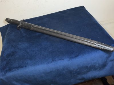 BAYONET & SCABBARD 3rd BATTALION MONMOUTHSHIRE RIFLES Military & War Antiques 10