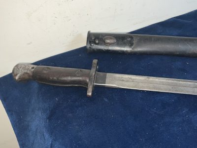 BAYONET & SCABBARD 3rd BATTALION MONMOUTHSHIRE RIFLES Military & War Antiques 18