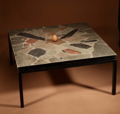 A Dutch Brutalist Period Coffee Table In The Style off Paul Kingma Circa 1970-80 