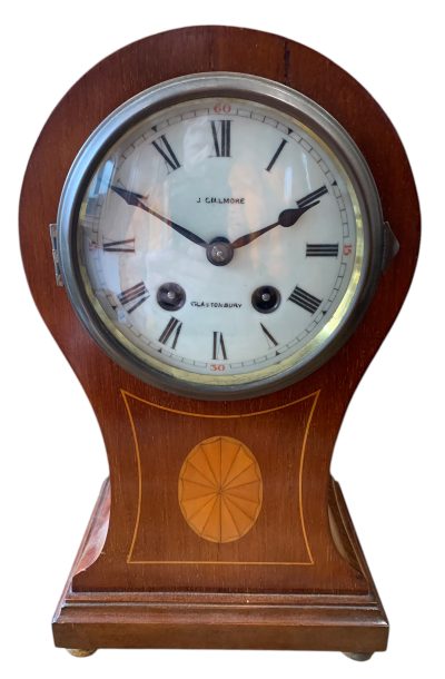 Wonderful Edwardian balloon Shape Mantel Clock – ca1900