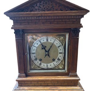 Fabulous Antique Architectural Musical 8-Day Bracket Clock – ca 1900 Antique bracket clock Antique Clocks