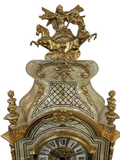 Incredible Italian Hallway Musical Bracket Clock on Pedestal table base - Image 14