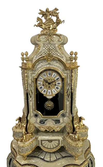 Incredible Italian Hallway Musical Bracket Clock on Pedestal table base - Image 16