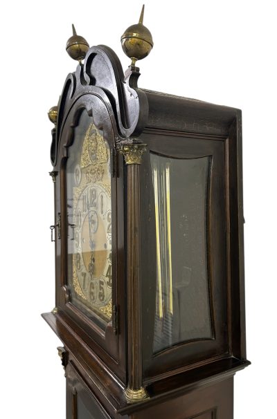 Exquisite Victorian musical Longcase Clock – ca1898 - Image 9