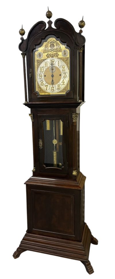 Exquisite Victorian musical Longcase Clock – ca1898 - Image 5