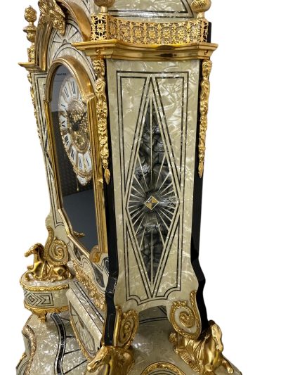 Incredible Italian Hallway Musical Bracket Clock on Pedestal table base - Image 11