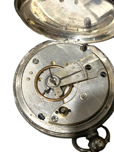 Lovely Victorian Silver case fusee Pocket Watch -ca1880 - Image 6