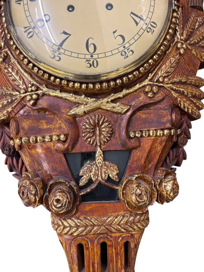 Stunning swedish Cartel Wall Clock – ca1940 - Image 6