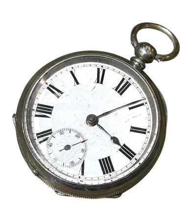 Lovely Victorian Silver case fusee Pocket Watch -ca1880