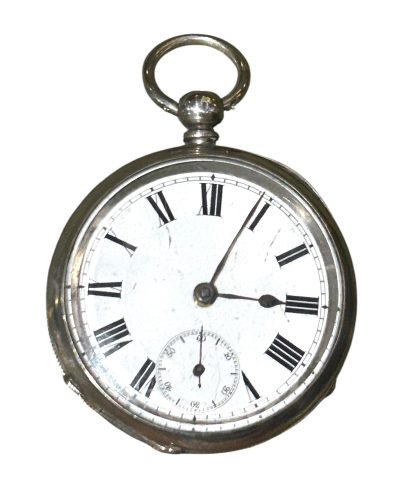 Lovely Victorian Silver case fusee Pocket Watch -ca1880 - Image 9