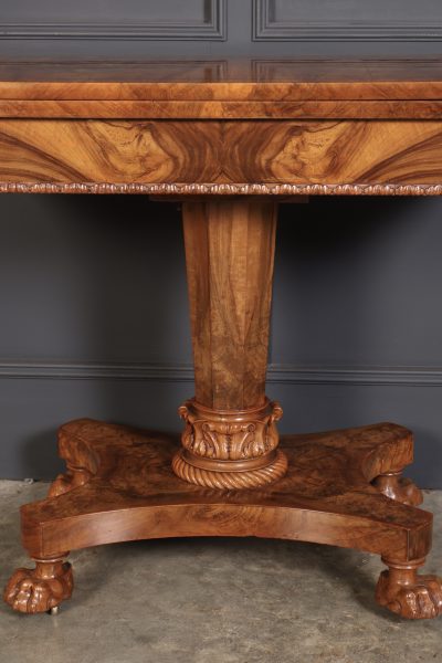 William IV Walnut Card Table - Image 18