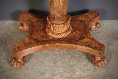 William IV Walnut Card Table - Image 19