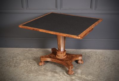 William IV Walnut Card Table - Image 10