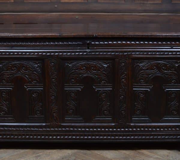 Georgian Oak Coffer SAI2856 - Image 11