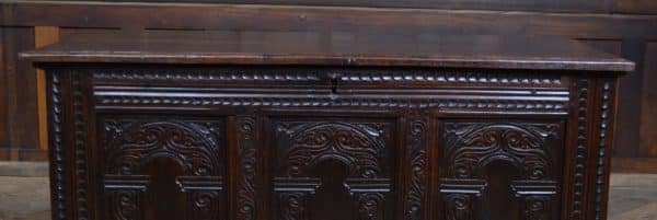 Georgian Oak Coffer SAI2856 - Image 12