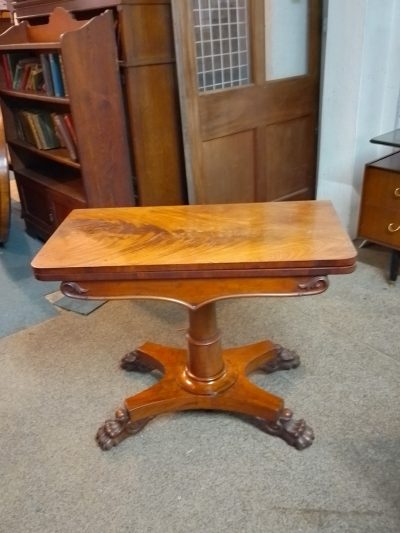 Good Antique Card Games Table