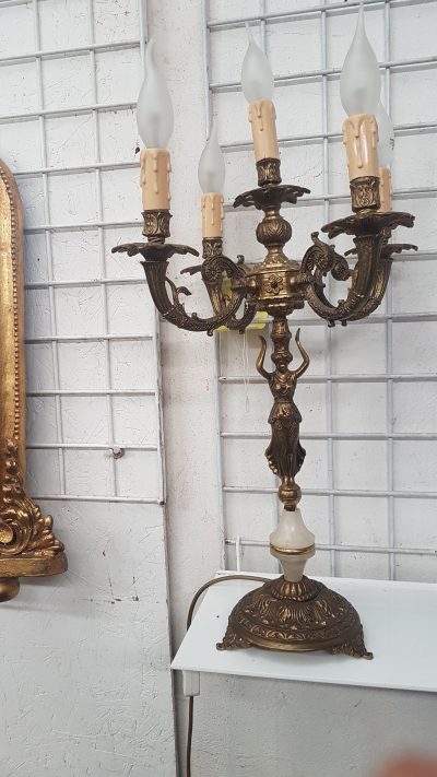 Antique Lady Table Lamp