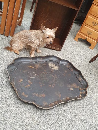 Large Antique Victorian Tray