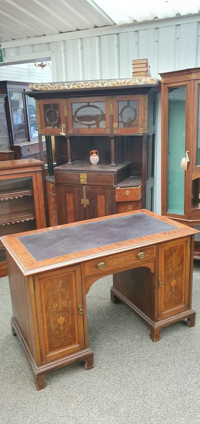 Antique Inlaid Desk Dressing Table