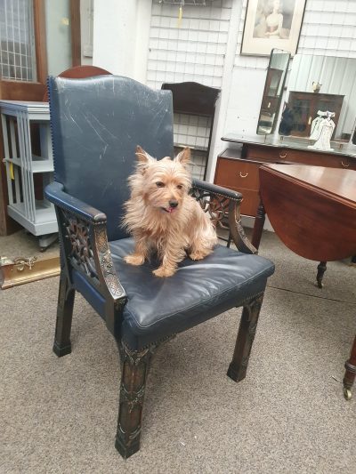 Good 1920's Leather Armchair