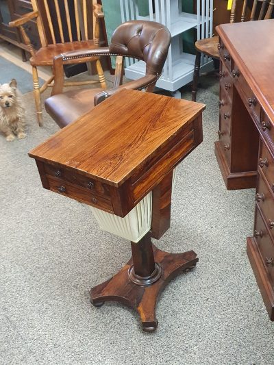 Antique Rosewood Work Table