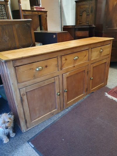 Antique Pine Kitchen Dresser