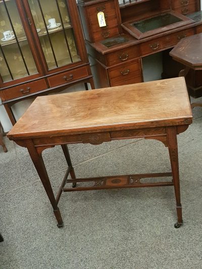 Antique Games Side Table