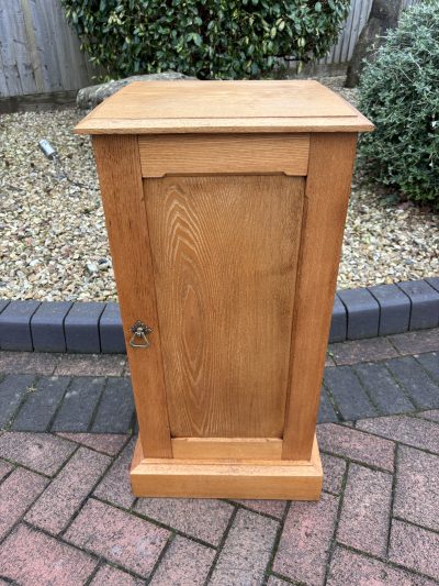 Gothic Revival Oak Bedside Cupboard