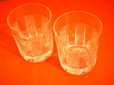 SALE - Rare Vintage Set of HIBERNIA Pattern Waterford Crystal Tumblers / High Ball Glasses