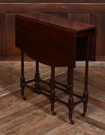 Edwardian Mahogany Drop Leaf Table SAI3649