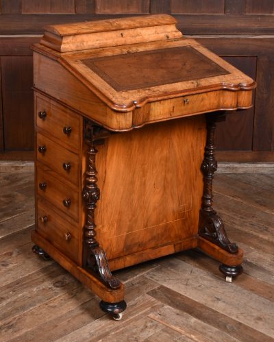 Victorian Walnut Davenport SAI3656