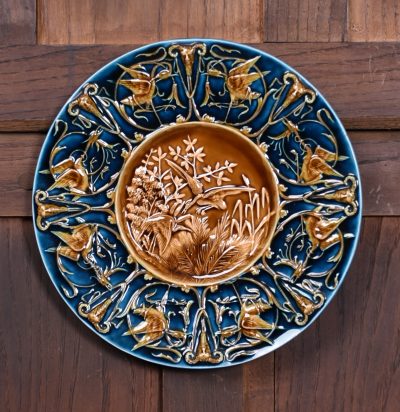 Majolica Plate By Schutz Blansko SAI3616