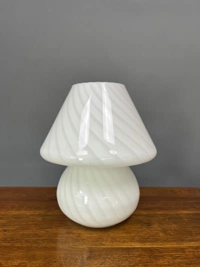 Mid Century Italian Glass Table Lamp