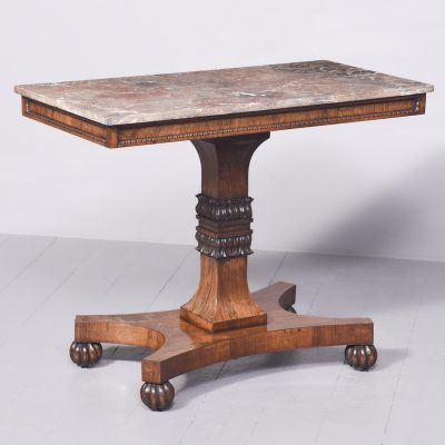 Rosewood Side or Small Console Table By William Trotter Of Edinburgh