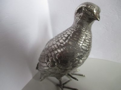 SOLID  SILVER BIRD PERFECT CONDITION  London Maker E Barnard  280 grams