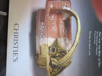 CHRISTIES CATALOGUE MARCH 2007 CHINESE ART FOR THE WAY OF TEA