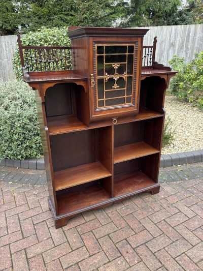 Shapland & Petter Arts & Crafts Bookcase Cupboard