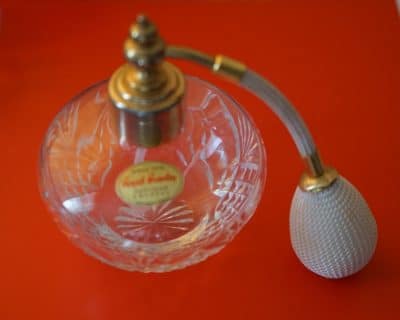 Royal Brierley Cut & Etched Hand Made Perfume Atomiser