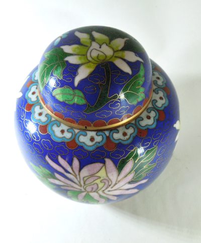 Chinese Cloisonne Ginger Jar