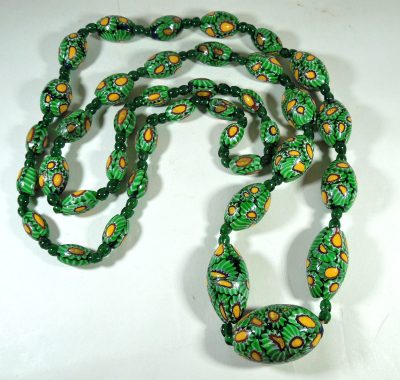 Antique Millefiori Bead Necklace