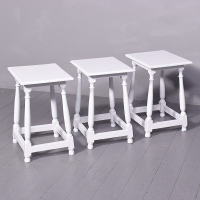 Set of 3 Stylish Painted Occasional Tables