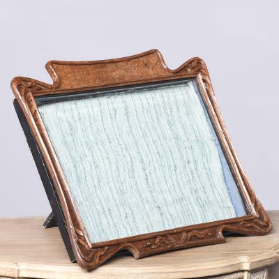 Carved Oak Table Top Display Frame