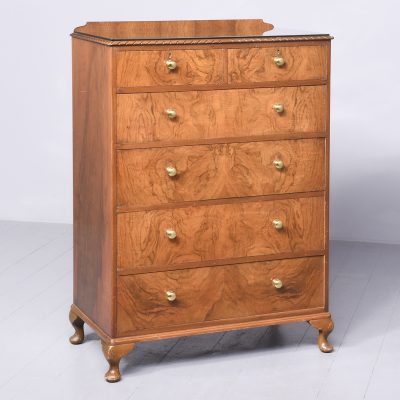 Scottish Burr Walnut Chest of Drawers