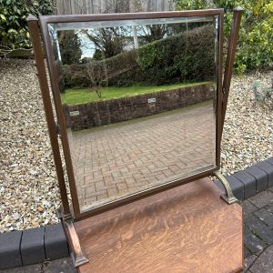 Arts & Crafts Dressing Table Swivel Mirror antique mirrors Antique Metals