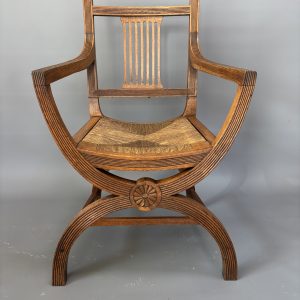 Arts & Crafts Oak Armchair armchair Antique Chairs