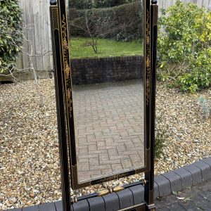 Late 19th Century Chinoiserie Cheval Mirror antique mirrors Antique Mirrors