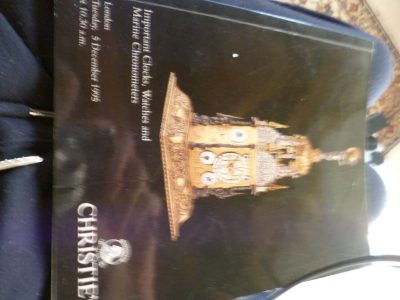 1995 CHRISTIES CLOCKS CATALOGUE LONDON FULLY ILLUSTRATED