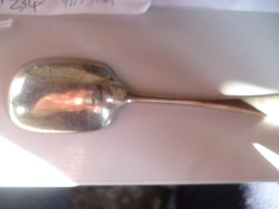 SILVER SPOON 1930S 14 CM BY 3 CM ACROSS BOWL 31 GRAMS