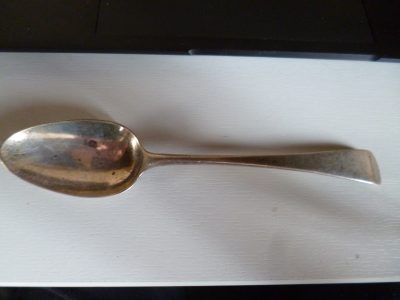 SILVER SPOON 1809 BY RICHARD CROSSLEY  37 GRAMS   17 CM