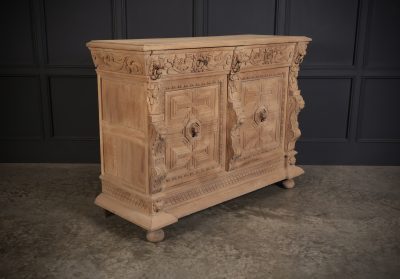 Victorian Carved Oak Sideboard